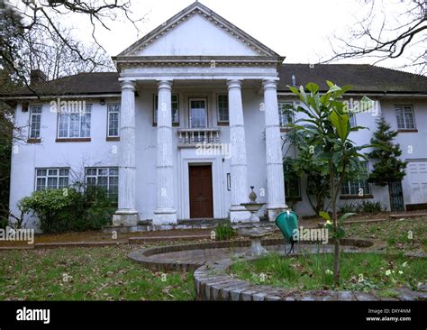 There are numerous empty mansions in The Bishops Avenue, North London ...