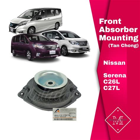 Nissan Front Absorber Mounting 1 Set 2pcs Tan Chong AUTOPLUS Serena