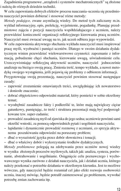 Urzàdzenia i systemy mechatroniczne PDF Darmowe pobieranie