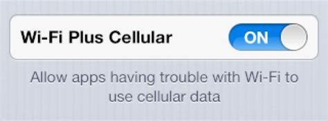 Ios Allows Apps To Use Wi Fi Plus Cellular Connections Cult Of Mac