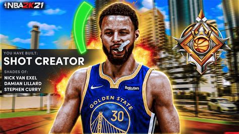 NBA 2K21 STEPH CURRY BUILD RARE SHOT CREATOR BUILD BEST PG BUILD 2K21