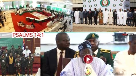 Happening Live The Second Extraordinary Summit Of Ecowas In Abuja