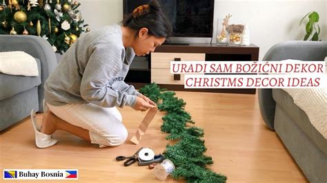 Uradi Sam Ideja Za Bo I Ni Dekor Simple Christmas Decor Ideas Diy