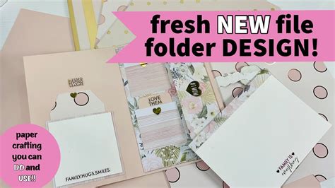 Easy To Make File Folder Folio A New Series With New Ideas Youtube