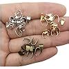 Amazon Pcs Mixed Colors Metal Pinch Clip Clasp Bail Finish