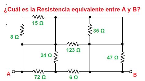 Problema Resuelto Para Encontrar La Resistencia Equivalente De