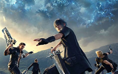 Final Fantasy Xv Cover Art Final Fantasy Digital Wallpaper Games