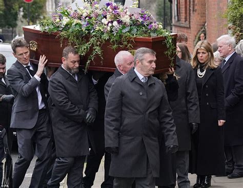 Brave Kate's tears for her beloved Derek: GMB star leaves funeral of ...