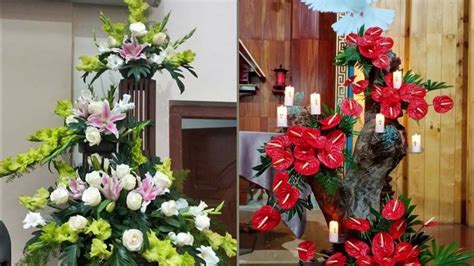 Latest Demanding Attractive Magnificent Church Flower Arrangement And