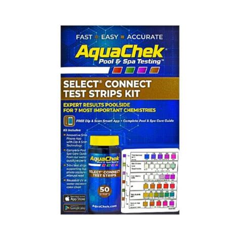 Hach 541604app Aquacheck Select 7 In 1 Test Strip Kit 50 Count Bottle