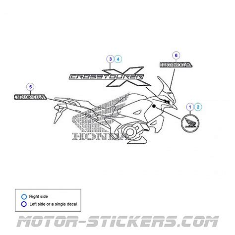 Honda VFR 1200X Crosstourer 2014 Pegatinas