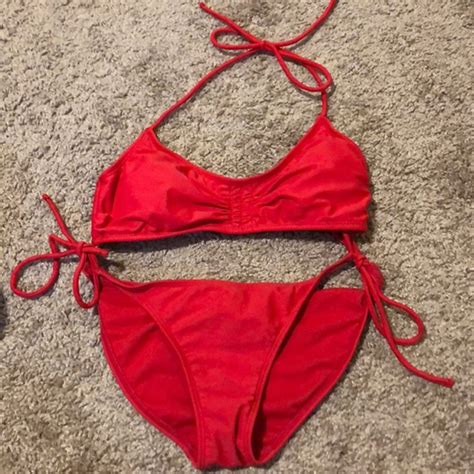 Pacsun Swim Red Bikini Poshmark