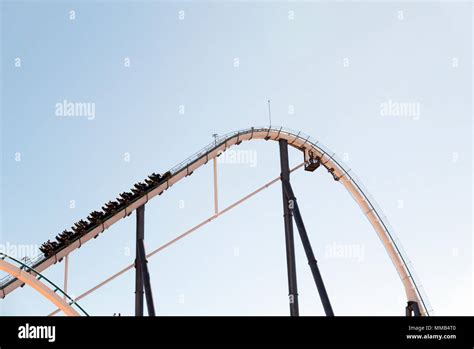 Shambhala Roller Coaster At Port Aventura World Spain Stock Photo Alamy