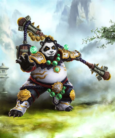 Artstation Monk Pandaren