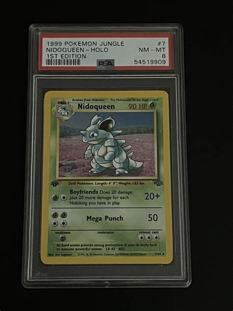 Pokemon Jungle First Edition Nidoqueen Holo Psa Very Nice Ebay