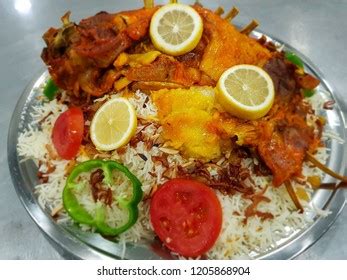 Mutton Mandi Traditional Arabic Rice Food Stock Photo 1205868904 ...