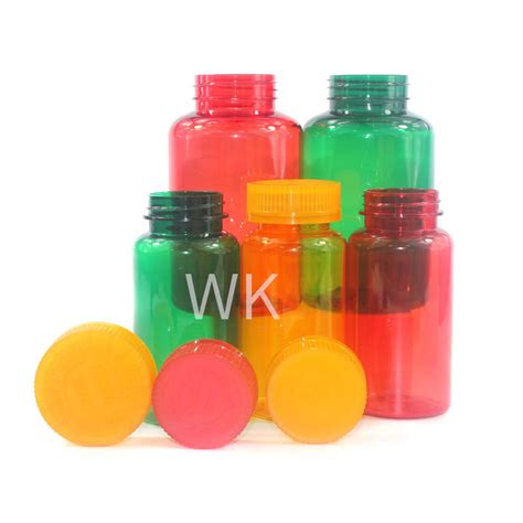 Custom Color Pet Pharmaceutical Packaging Vitamin Capsule Pill Palstic