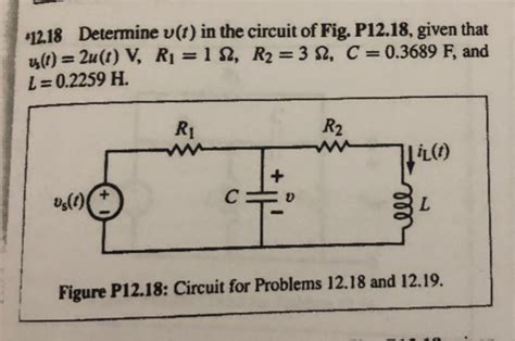 Solved 1218 Determine V T In The Circuit Of Fig P12 18