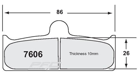 7606 • PFC Brakes - Performance Friction