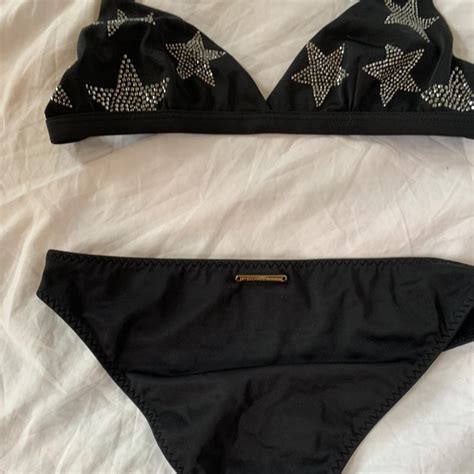 Stella Mccartney Bikini With Star Studs Xs Make Depop