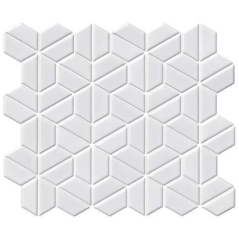 Tory White Porcelain Mosaic Wall And Floor Tile The Tile Shop