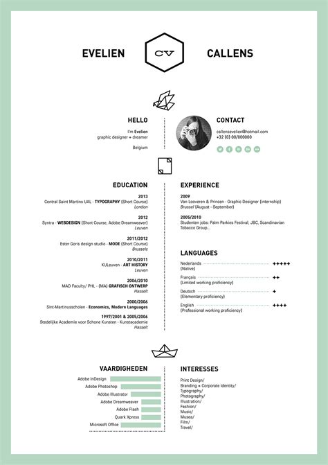 Resume On Behance