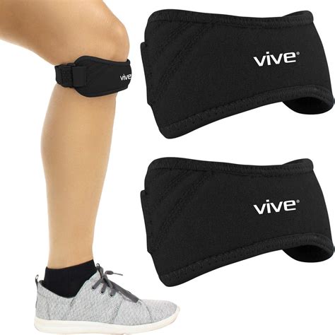 Vive Below Knee Brace Osgood Schlatter Patella Strap Stabilizing