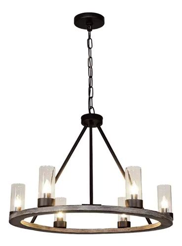 Candil De Techo Colgante Candelabro Luces Rustico Vintage Env O Gratis