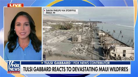 Tulsi Gabbard Slams Government Response To Maui Wildfire Deficit In