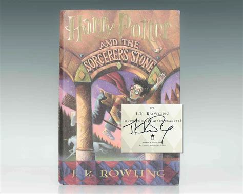 Harry Potter And The Sorcerers Stone J K Rowling First Edition Signed