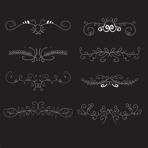 Premium Vector Vintage Ornaments Swirls And Scrolls Decorations