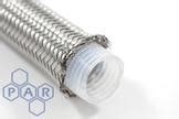 6809 Smooth Convoluted PTFE Hose Stainless Steel Braid