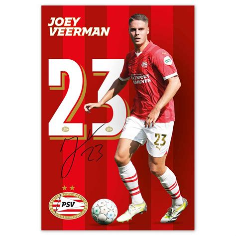 PSV Poster Veerman 2023 2024 PSVFANstore Nl