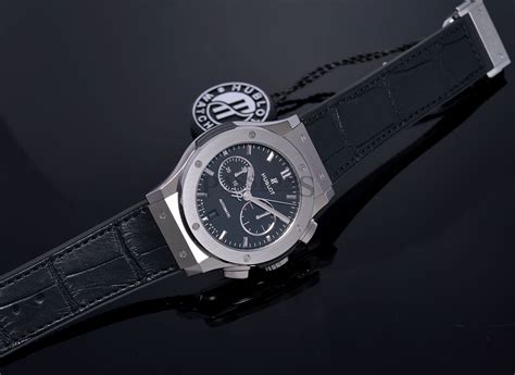 New Hublot 42mm Ref 541 Nx 7070 Lr Classic Fusion Chronograph Automatic Date In Titanium