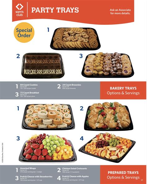 Sams Party Tray Prices at Odessa Anderson blog