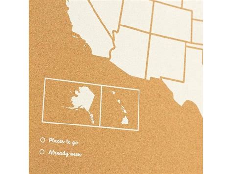 Mapa de Cortiça MISSWOOD Woody Map Natural EE UU Worten pt