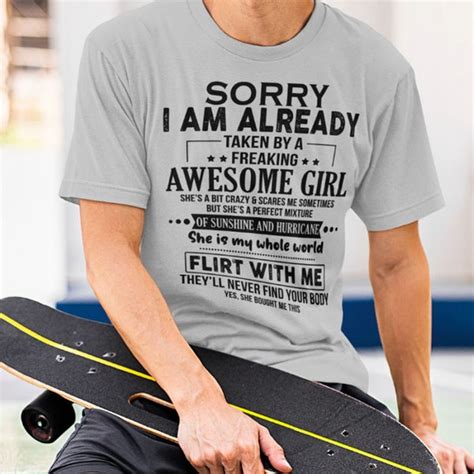 Sorry Im Already Taken By Awesome Guy Etsy