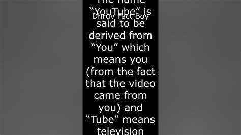 Shorts What Does Youtube Mean What Is The Full Form Of Youtube