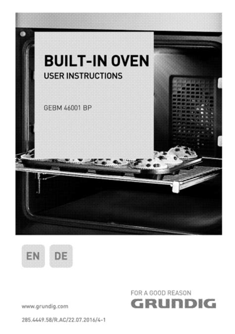 User Manual Grundig GEBM 46001 BP English 96 Pages