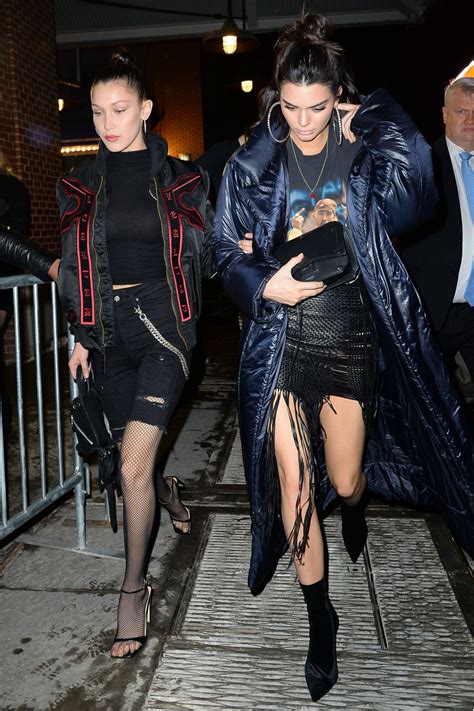 Bella Hadid And Kendall Jenner At Fendi Party In New York 02 10 2017