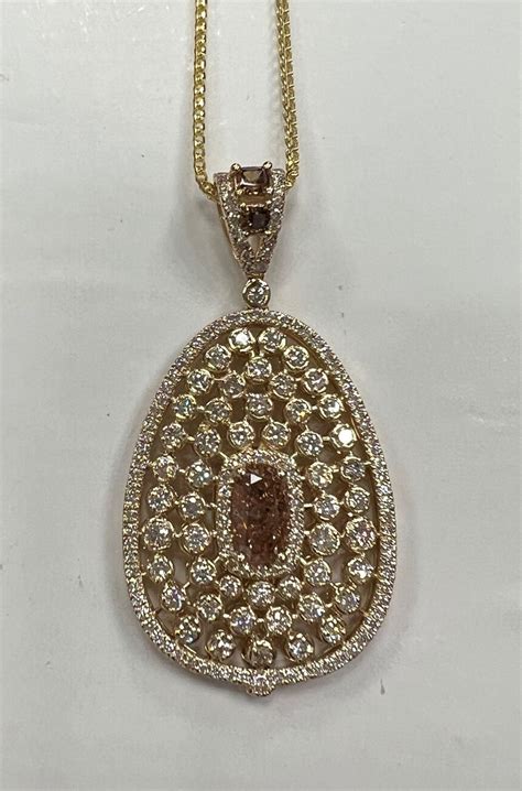 Stunning 14k Gold Diamond Pendant – Adorian Jewelry