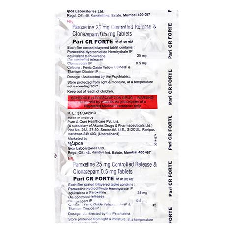 Pari Cr Forte Tablet S Price Uses Side Effects And Substitutes