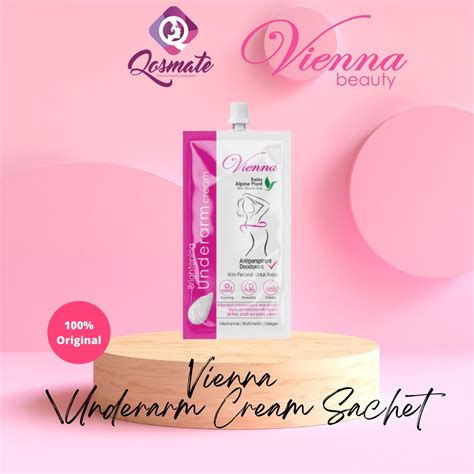 Jual Vienna Underarm Cream Sachet Ml Shopee Indonesia