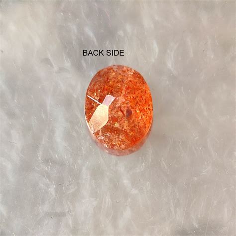 Natural Faceted Multi Fire Flakes Sunstone Carat Etsy