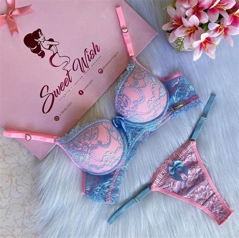 Aprender Sobre 52 Imagem Lingerie Azul Rosa Br Thptnganamst Edu Vn