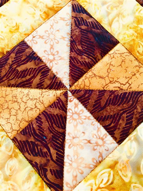 Set Of Quilted Pot Holders Two Quilted Hot Pads Earthtone Washable Handmade Hostess