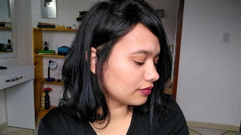 Cortei Meu Cabelo Long Bob Em Casa Youtube