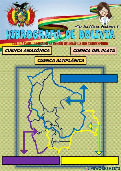 Ficha De Hidrograf A De Bolivia En Fichas Ciencias De La