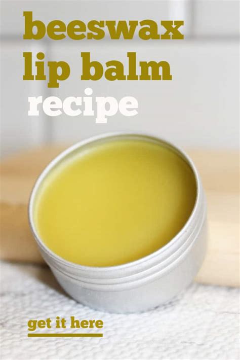 Beeswax Lip Balm Recipe The Socialites Closet