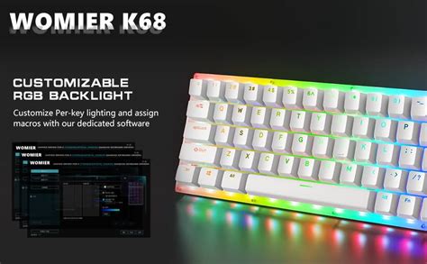 Womier Keys Hot Swappable Keyboard Mechanical Keyboard RGB